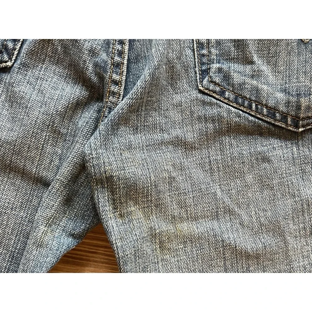 Levis 527 Jeans Mens 36x32 Blue Medium Wash Slim Bootcut Low Rise Denim